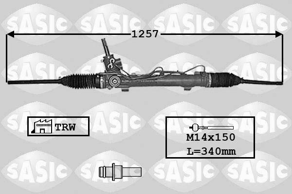 Sasic 7170038 - Ohjausvaihde inparts.fi