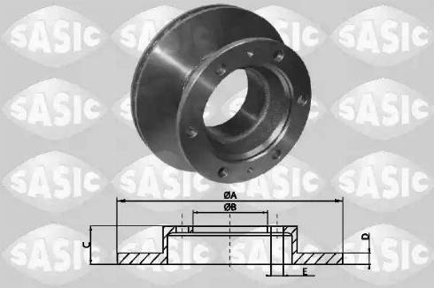 Sasic T616003 - Jarrulevy inparts.fi