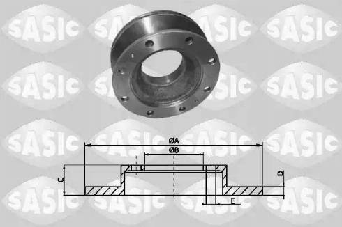 Sasic T616002 - Jarrulevy inparts.fi