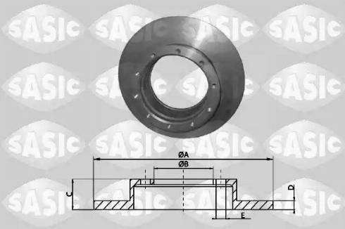 Sasic T613001 - Jarrulevy inparts.fi