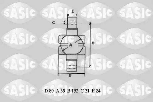 Sasic T773019 - Korjaussarja, ohjausvipu inparts.fi