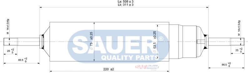 SAUER S3760018000 - Iskunvaimennin inparts.fi