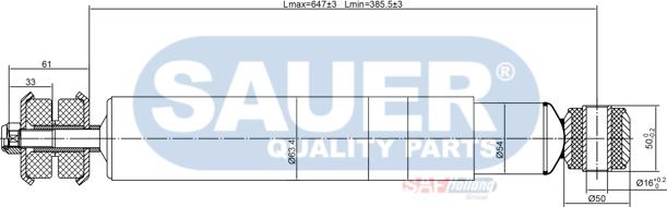 SAUER S3760084000 - Iskunvaimennin inparts.fi