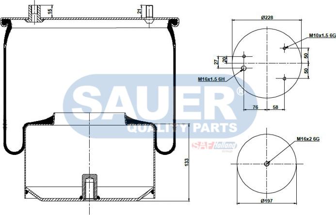 SAUER S2290887301 - Metallipalje, ilmajousitus inparts.fi