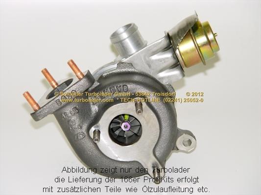 Schlütter Turbolader 166-00550 - Ahdin inparts.fi