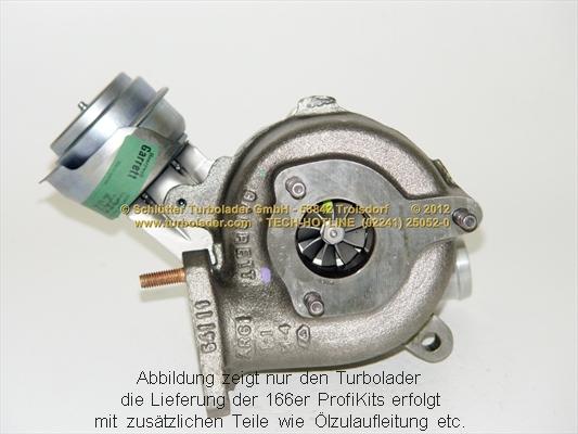 Schlütter Turbolader 166-00100 D - Ahdin inparts.fi