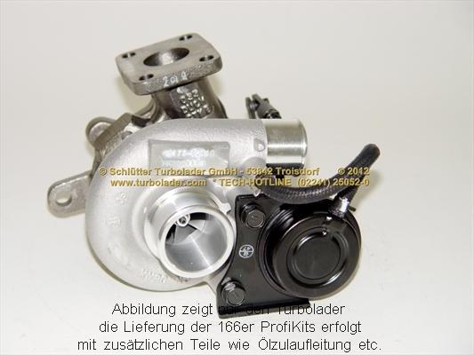 Schlütter Turbolader 166-00805 - Ahdin inparts.fi