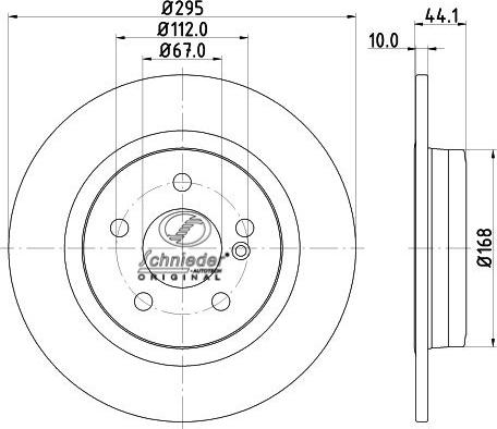 SCHNIEDER AUTOTECH BZS55.00359 - Jarrulevy inparts.fi