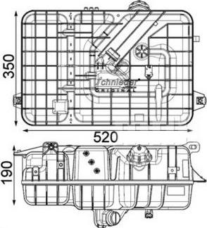 SCHNIEDER AUTOTECH BZT32.00051 - Nestesäiliö, jäähdytysneste inparts.fi