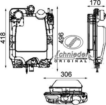 SCHNIEDER AUTOTECH IVT32.00046 - Nestesäiliö, jäähdytysneste inparts.fi