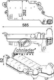 SCHNIEDER AUTOTECH MNT32.00049 - Nestesäiliö, jäähdytysneste inparts.fi
