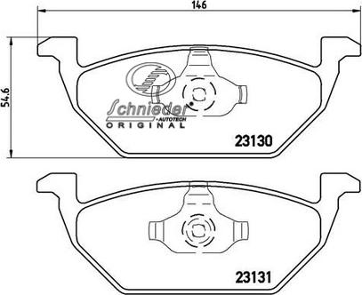 SCHNIEDER AUTOTECH SBP008-591 - Jarrupala, levyjarru inparts.fi