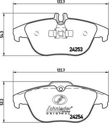 SCHNIEDER AUTOTECH SBP012-741 - Jarrupala, levyjarru inparts.fi