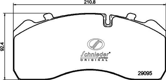 SCHNIEDER AUTOTECH SFT31.00015 - Jarrupala, levyjarru inparts.fi