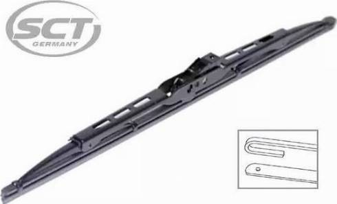 SCT-MANNOL 9482 REAR WIPER - Pyyhkijänsulka inparts.fi