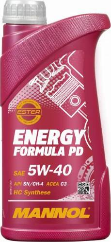 SCT-MANNOL Energy Formula PD 5W40 - Moottoriöljy inparts.fi