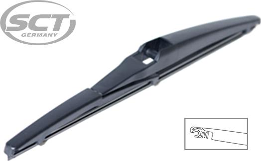 SCT-MANNOL 9490 REAR WIPER - Pyyhkijänsulka inparts.fi