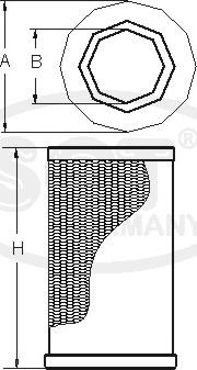 SCT-MANNOL SB 3287 - Ilmansuodatin inparts.fi