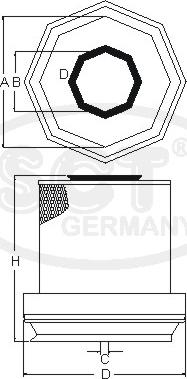 SCT-MANNOL SB 3226 - Ilmansuodatin inparts.fi