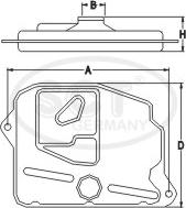 SCT-MANNOL SG 1720 - Hydrauliikkasuodatin, automaattivaihteisto inparts.fi