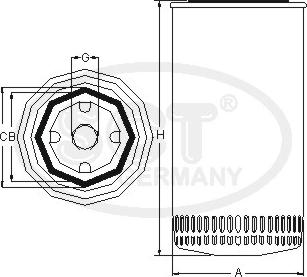 SCT-MANNOL SM 5710 - Öljynsuodatin inparts.fi