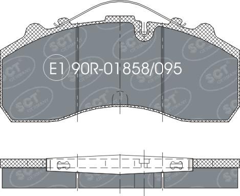 SCT-MANNOL SP 305 PR - Jarrupala, levyjarru inparts.fi