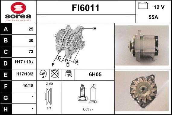 Sera FI6011 - Laturi inparts.fi