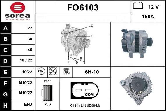 Sera FO6103 - Laturi inparts.fi