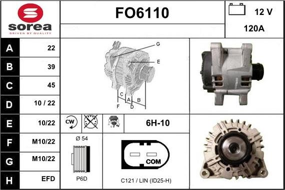 Sera FO6110 - Laturi inparts.fi