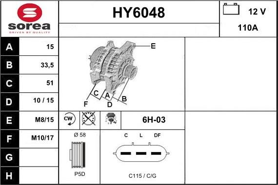 Sera HY6048 - Laturi inparts.fi