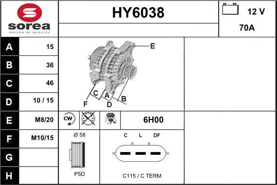 Sera HY6038 - Laturi inparts.fi