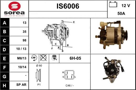 Sera IS6006 - Laturi inparts.fi