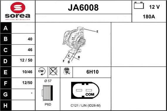 Sera JA6008 - Laturi inparts.fi