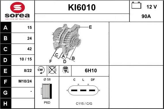 Sera KI6010 - Laturi inparts.fi