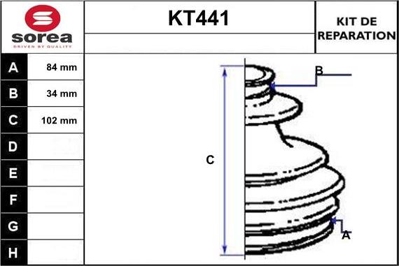 Sera KT441 - Paljekumi, vetoakseli inparts.fi