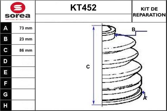 Sera KT452 - Paljekumi, vetoakseli inparts.fi