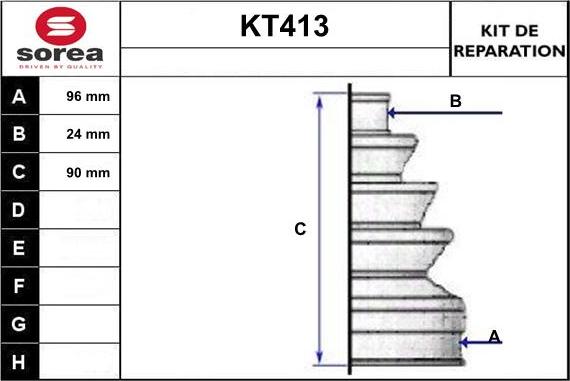 Sera KT413 - Paljekumi, vetoakseli inparts.fi