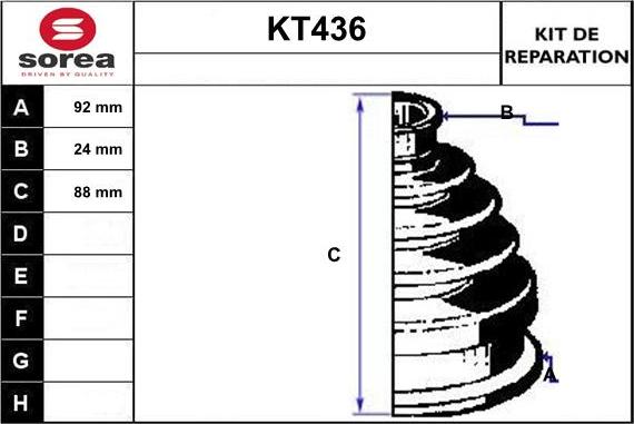 Sera KT436 - Paljekumi, vetoakseli inparts.fi