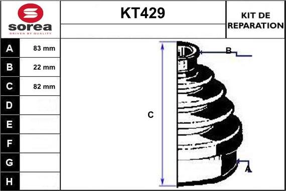 Sera KT429 - Paljekumi, vetoakseli inparts.fi