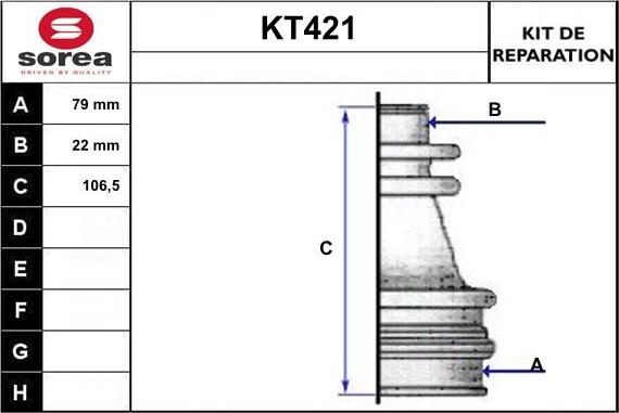 Sera KT421 - Paljekumi, vetoakseli inparts.fi