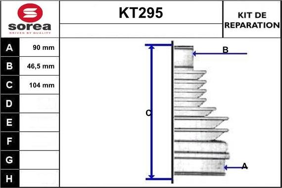 Sera KT295 - Paljekumi, vetoakseli inparts.fi