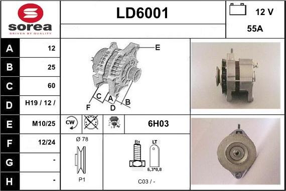 Sera LD6001 - Laturi inparts.fi