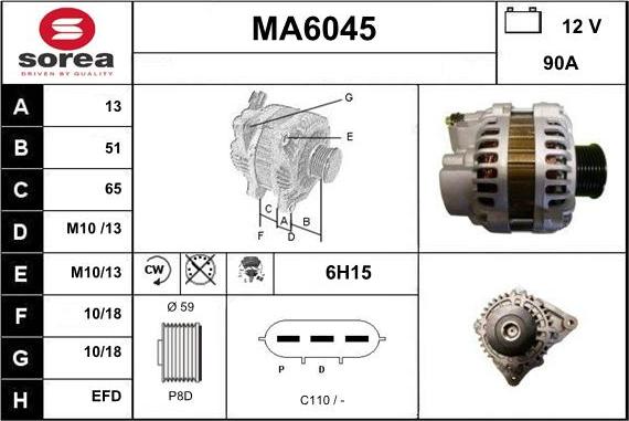 Sera MA6045 - Laturi inparts.fi