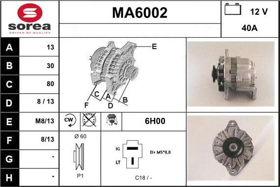 Sera MA6002 - Laturi inparts.fi