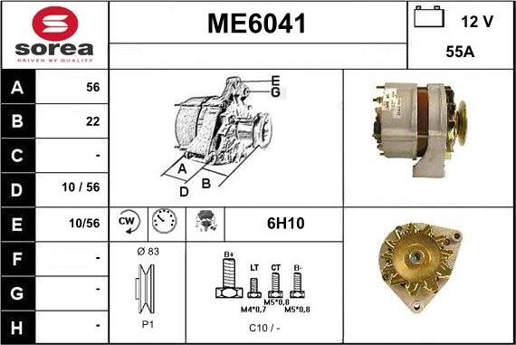 Sera ME6041 - Laturi inparts.fi