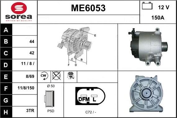 Sera ME6053 - Laturi inparts.fi