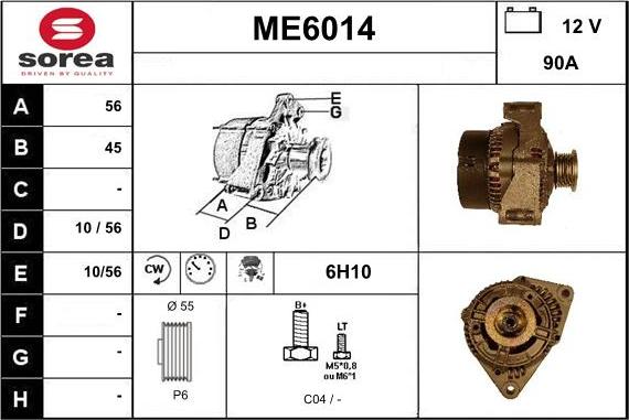 Sera ME6014 - Laturi inparts.fi