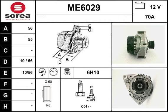 Sera ME6029 - Laturi inparts.fi