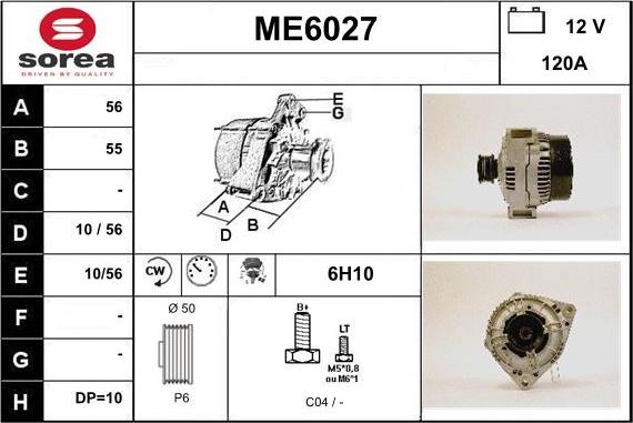 Sera ME6027 - Laturi inparts.fi