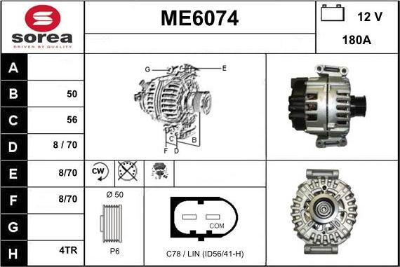 Sera ME6074 - Laturi inparts.fi